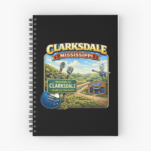 Item preview, Clarksdale, Mississippi Home of the Blues designed and sold by Myra365Art.