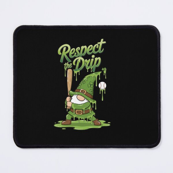Item preview, Respect The Drip Baseball Leprechaun Patrick's Day designed and sold by KIROSALS.