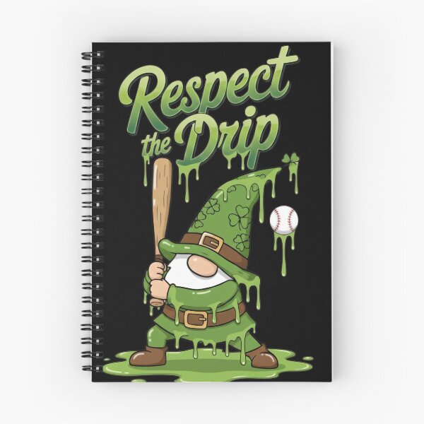 Item preview, Respect The Drip Baseball Leprechaun Patrick's Day designed and sold by KIROSALS.