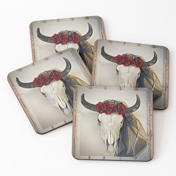 Item preview, Skull and Roses Rustic  designed and sold by oh-bi-me.