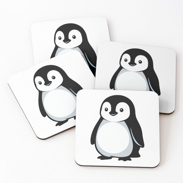 Item preview, Cute Cartoon Baby Penguin Isolated on White designed and sold by Clay Artista.