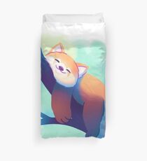 Dreaming Red Panda Duvet Cover
