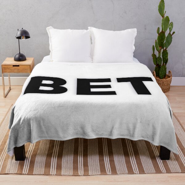Item preview, BET — Black Minimal Bold Type Statement designed and sold by WORDPAUSE.
