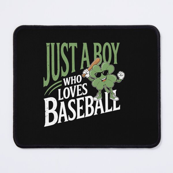 Item preview, Just A Boy Who Loves Baseball Shamrock Sunglasses Patrick's Day designed and sold by KIROSALS.
