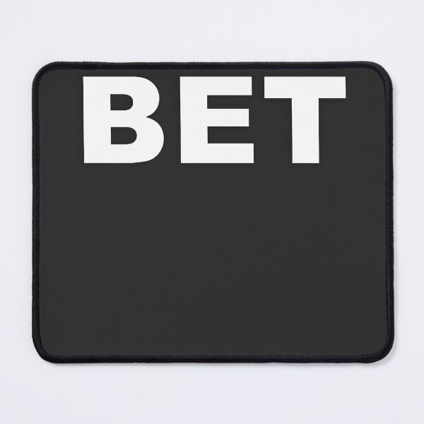 Item preview, BET — White Minimal Bold Type Statement designed and sold by WORDPAUSE.