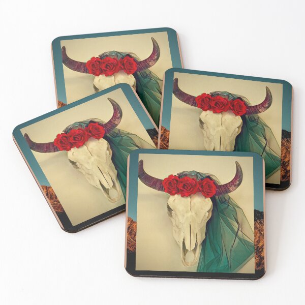 Item preview, Skull and Roses with Landscape  designed and sold by oh-bi-me.
