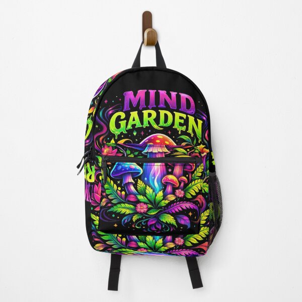Item preview, Copy of Mind Garden - Psychedelic Neon Magic MusMind Garden - Psychedelic Neon Magic Mushroom Arthroom Art designed and sold by Culture Atlas .