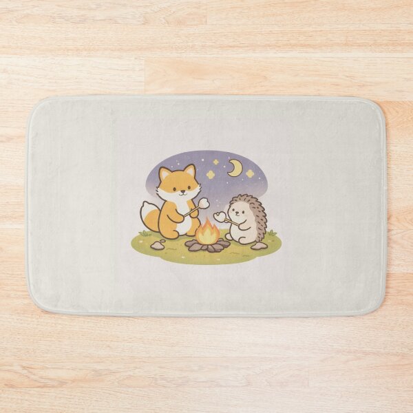 Item preview, Campfire Night with Fox & Hedgehog designed and sold by Meow-Mug.