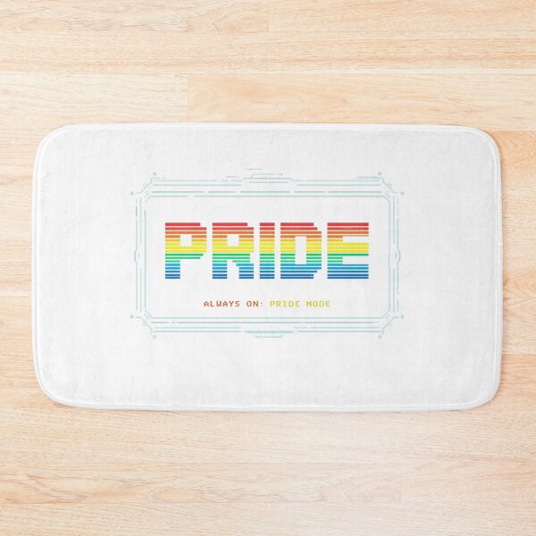 Item preview, PRIDE MODE ON – Bold LGBTQ Pride Statement Design designed and sold by Pride_Prints.