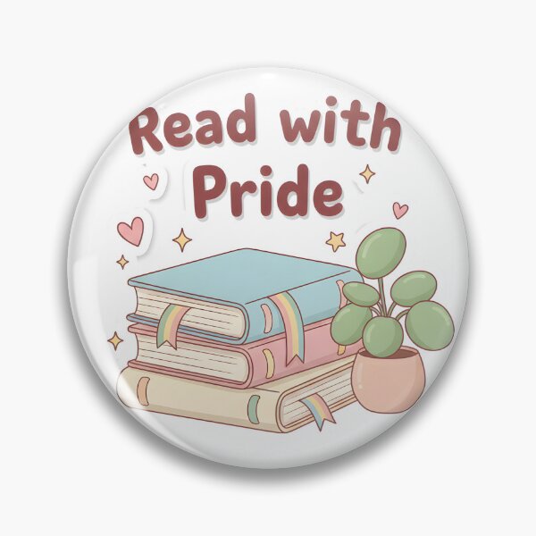 Item preview, Read with Pride – LGBTQ Reading Sticker | Celebrate Identity Through Books designed and sold by Pride_Prints.