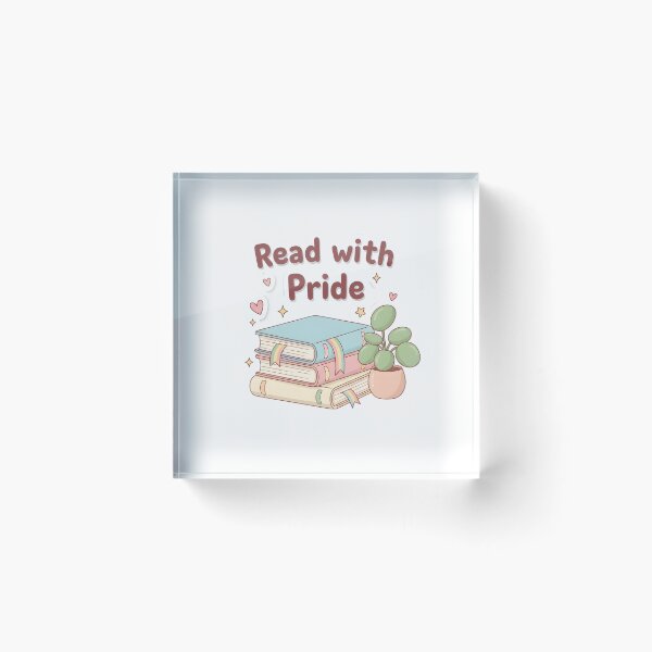 Item preview, Read with Pride – LGBTQ Reading Sticker | Celebrate Identity Through Books designed and sold by Pride_Prints.
