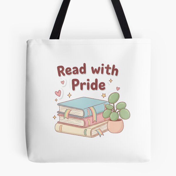 Item preview, Read with Pride – LGBTQ Reading Sticker | Celebrate Identity Through Books designed and sold by Pride_Prints.