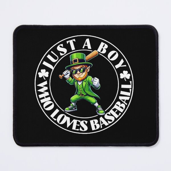 Item preview, Just A Boy Who Loves Baseball Leprechaun Patrick's Day designed and sold by KIROSALS.