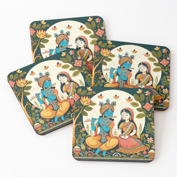 Item preview, Krishna and Radha in nature designed and sold by ZOXOFO.