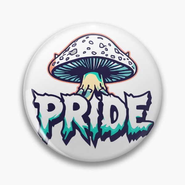 Item preview, Psychedelic Pride Mushroom Sticker – Bold, Weird & Proud designed and sold by Pride_Prints.