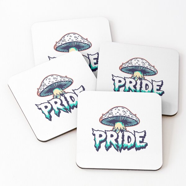 Item preview, Psychedelic Pride Mushroom Sticker – Bold, Weird & Proud designed and sold by Pride_Prints.