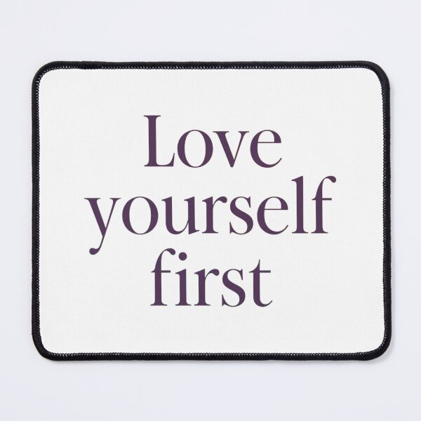 Item preview, Love Yourself First Typography designed and sold by NewestVibes26.