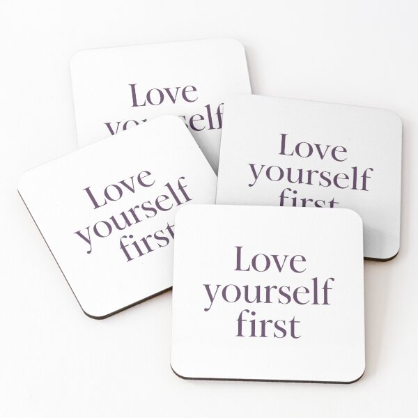 Item preview, Love Yourself First Typography designed and sold by NewestVibes26.