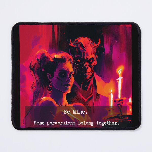 Item preview, Twisted Dark Valentine Gothic Couple Art designed and sold by The Secret Cabal of Despair.