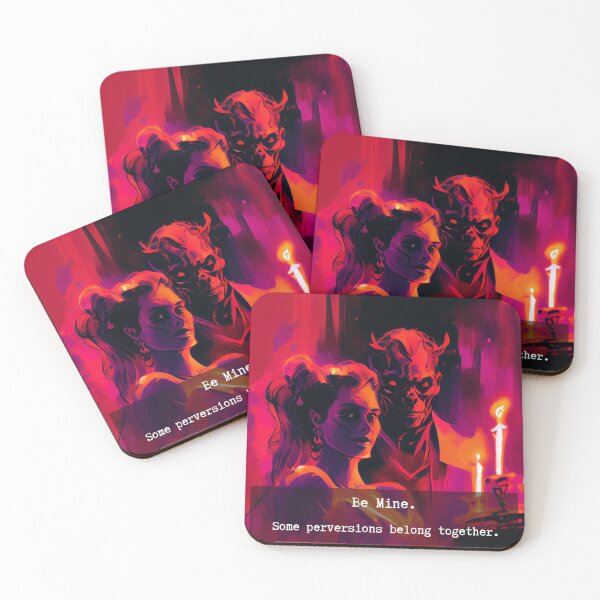 Item preview, Twisted Dark Valentine Gothic Couple Art designed and sold by The Secret Cabal of Despair.