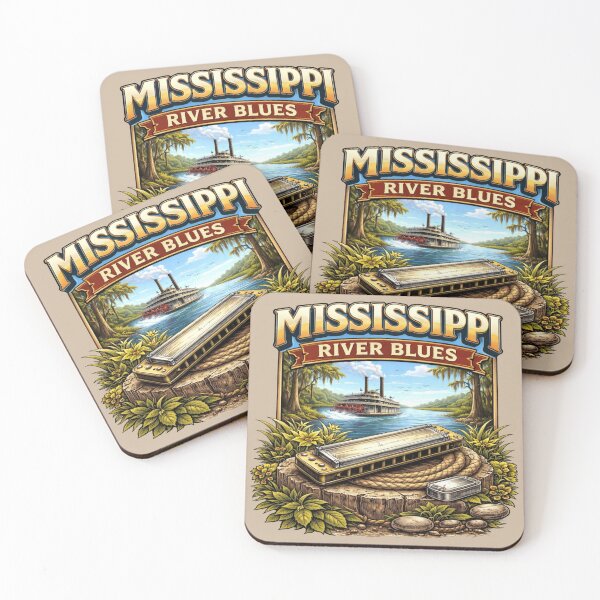 Item preview, Mississippi River Blues, Harmonica designed and sold by Myra365Art.