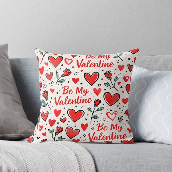 Artikelvorschau, Verspieltes, stilisiertes Valentinstagsmuster entworfen und verkauft von Poetic Patterns Studio.