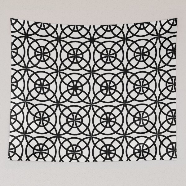 Item preview, Geometric Monochrome Pattern ADG P25.P01.051 designed and sold by Space & Care - Art Deco GeoMetrica.