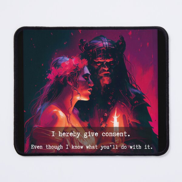 Item preview, Dark Romance Villain Couple Gothic Art designed and sold by The Secret Cabal of Despair.