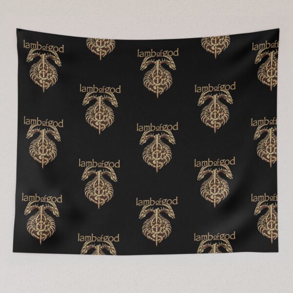 Item preview, Lamb of God Metal Tribal Logo designed and sold by moamaxshop.