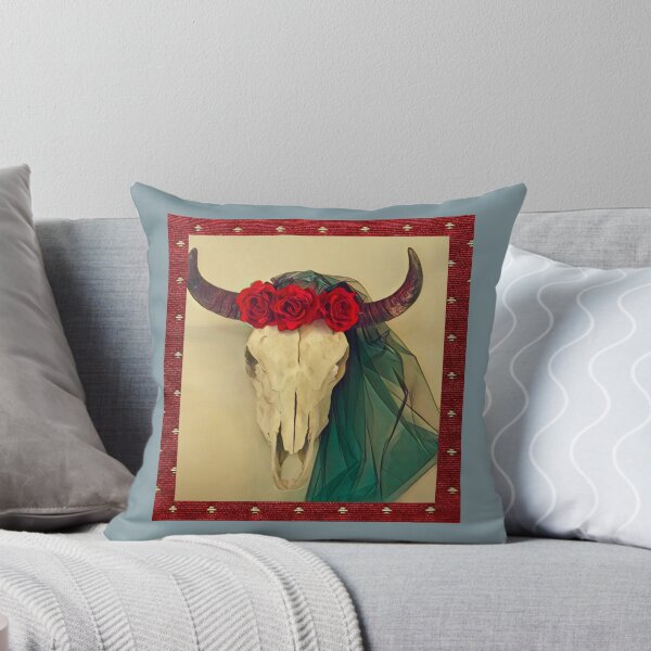 Item preview, Skull and Roses with Textile  designed and sold by oh-bi-me.