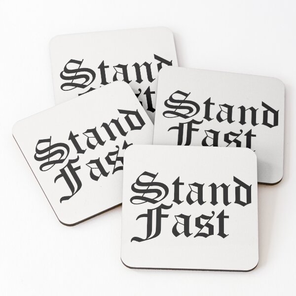 Item preview, Stand Fast Medieval Age Quote designed and sold by Eh Plus Designs.