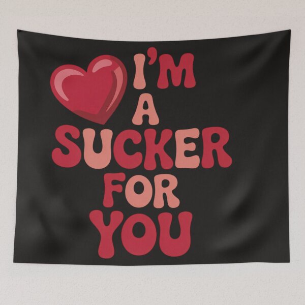 Item preview, I'm A Sucker for You Candy Heart Love Happy Valentines Day designed and sold by Clairenity Studio.