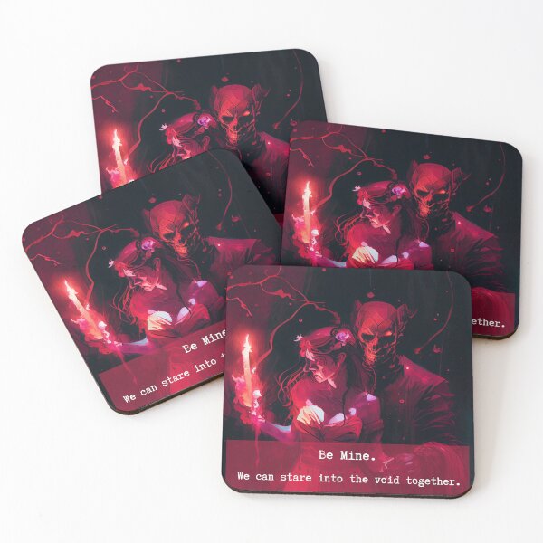 Item preview, Gothic Dark Romance Couple Art designed and sold by The Secret Cabal of Despair.