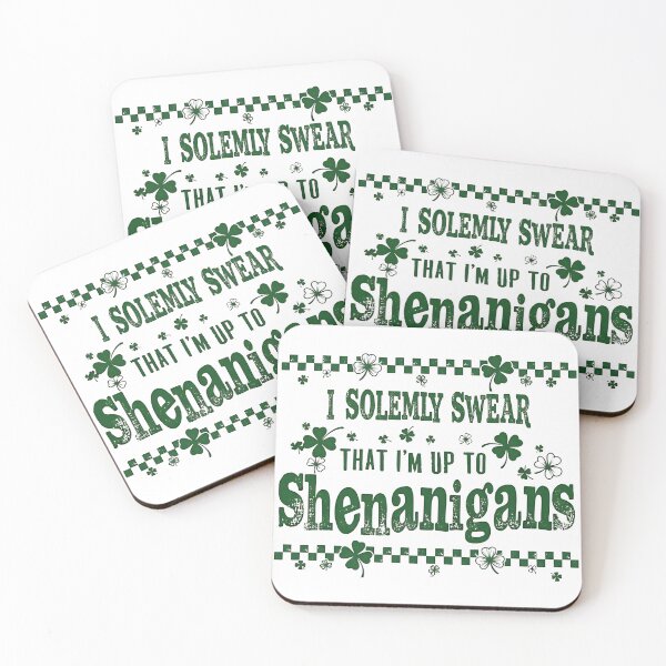 Item preview, St. Patrick's Day — I Solemnly Swear I'm Up to Shenanigans designed and sold by Nacho Average Designs.