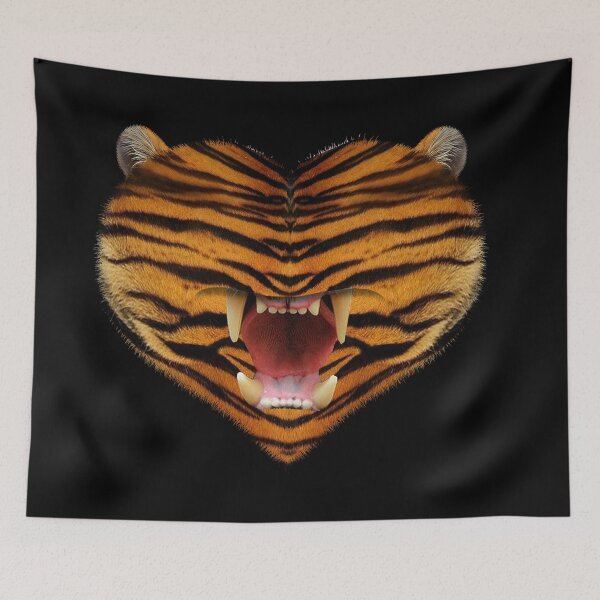 Item preview, 3D Heart of a Tiger with Teeth designed and sold by KAUniqueDesigns.