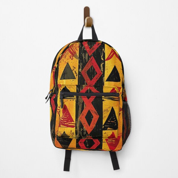 Item preview, African Kwanzaa Style Red, Yellow, Black Geometric Pattern designed and sold by DEC02.