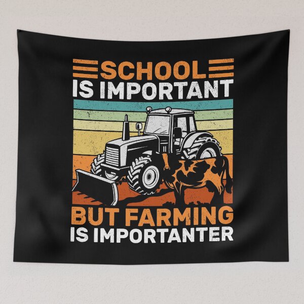 Item preview, Back to School Farm Kid Tractor Humor designed and sold by KroghDs.