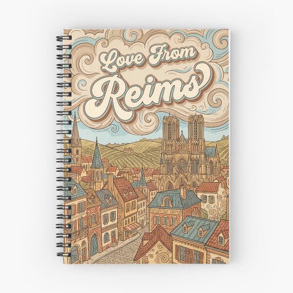 Item preview, Love From Reims City of France Vintage Art designed and sold by Witty Shirts.