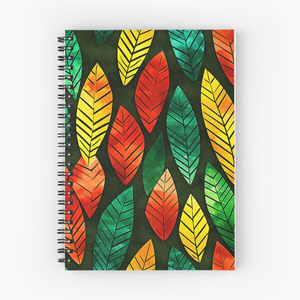 Item preview, Kwanzaa African-American Red, Green, Yellow Leaves Pattern designed and sold by DEC02.