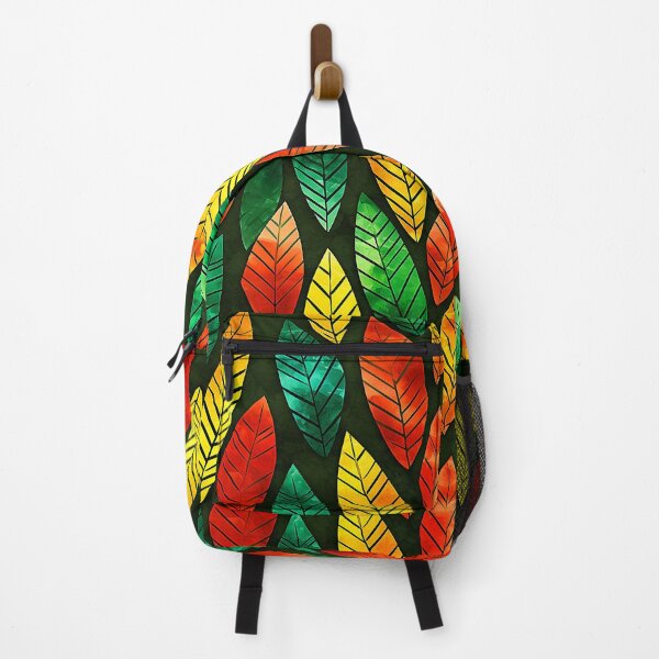 Item preview, Kwanzaa African-American Red, Green, Yellow Leaves Pattern designed and sold by DEC02.