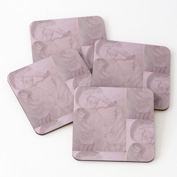 Item preview, “Fallen & Faithful” – Angel anime Embrace Fantasy Sketch designed and sold by kerissfantasyart .