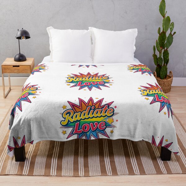 Item preview, Radiate Love Retro Design – Positive Vibes Sticker & Gift – Colorful Feel Good Art for Self Love, Joy & Everyday Positivity designed and sold by Pride_Prints.
