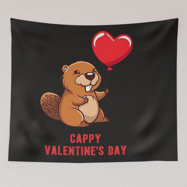 Item preview, Capybara Heart Valentine Love Happy Valentine's Day designed and sold by Clairenity Studio.
