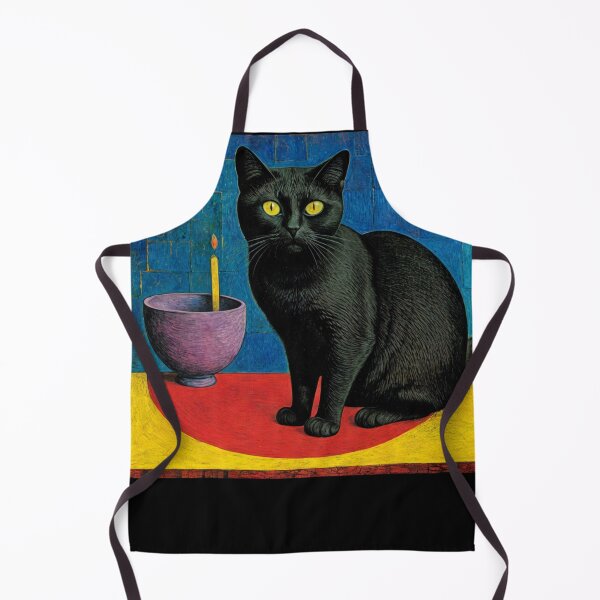 Item preview, Black Cat Occult Art Illustration designed and sold by HoloInverse.