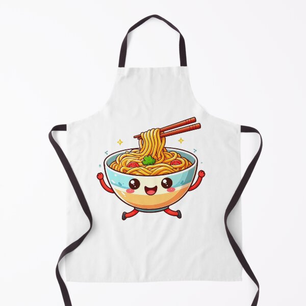 Item preview, Cute Cartoon Noodle Bowl Exercising designed and sold by mcraft studio.