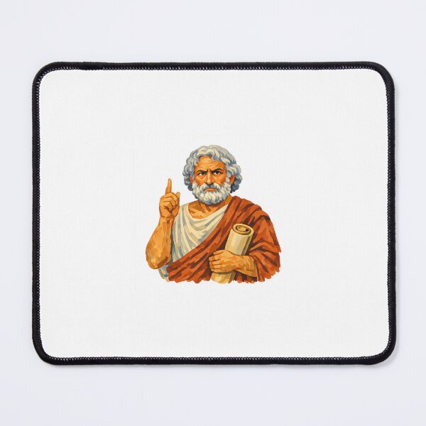 Item preview, Zeno of Elea, Pre-Socratic Greek Philosopher, Gouache Poster Paint designed and sold by shadow-bloom.