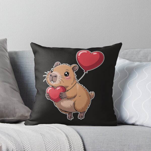 Item preview, Capybara Heart Valentine Love Happy Valentine's Day designed and sold by Clairenity Studio.