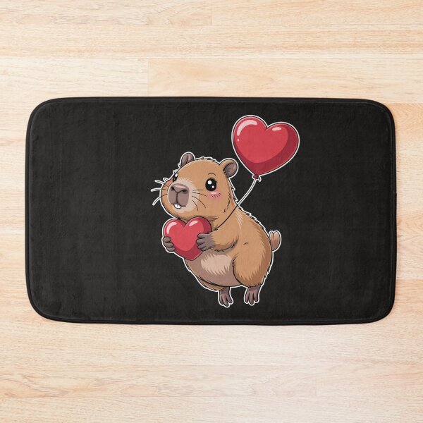 Item preview, Capybara Heart Valentine Love Happy Valentine's Day designed and sold by Clairenity Studio.