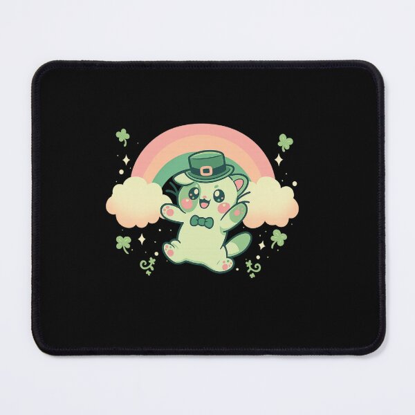 Item preview, Lucky Clover Kitty - St. Patrick's Day Vibes designed and sold by PowerSSales.