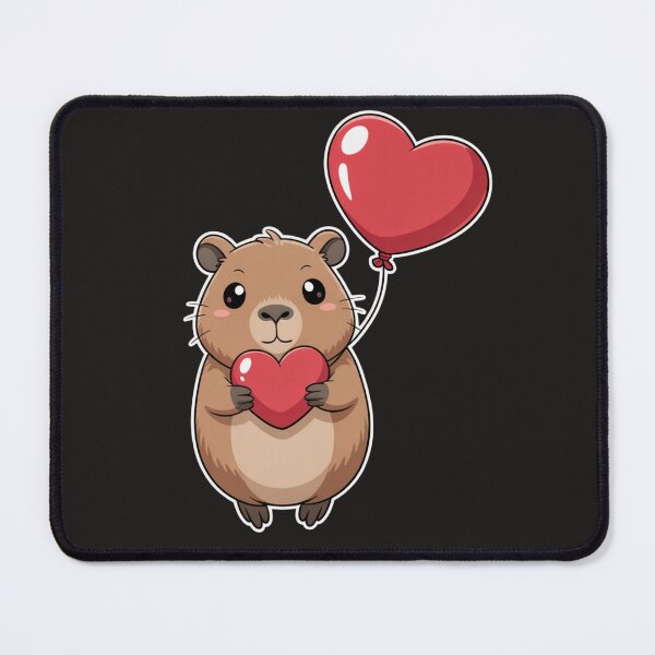 Item preview, Capybara Heart Valentine Love Happy Valentine's Day designed and sold by Clairenity Studio.